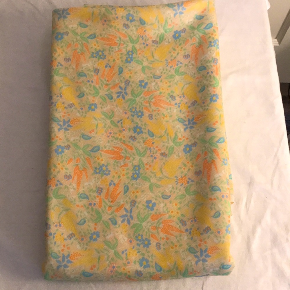 Vintage Beautiful Spring Knit Fabric Handcrafted 2 yds